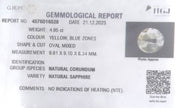 4.95/CT Natural Pitambari Stone with Govt Lab Certificate (45510)